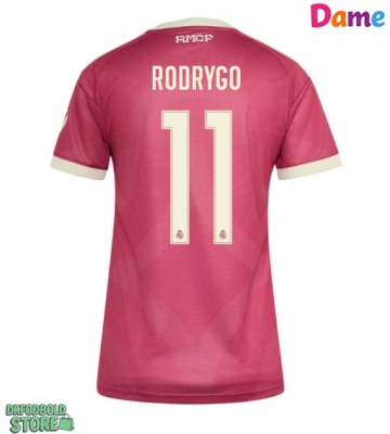 Real Madrid Rodrygo Goes #11 Replika Tredjetrøje Dame 2026-27 Kortærmet